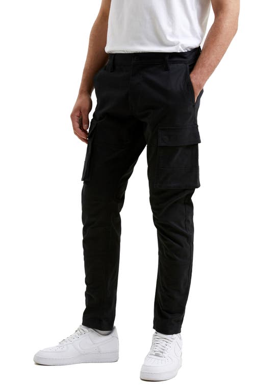 Shop French Connection Slim Fit Twill Cargo Pants In Black