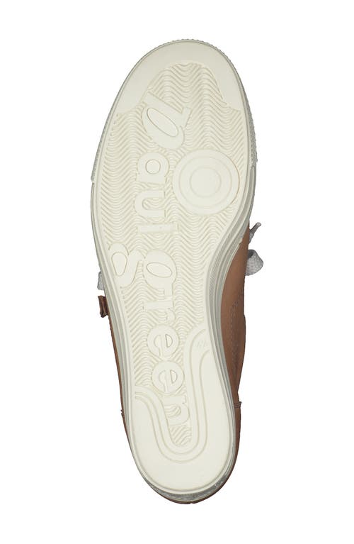 Paul Green Addie Sneaker In Cuoio Leather