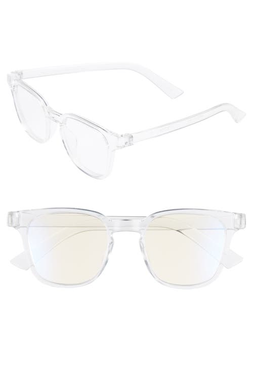 The Book Club Twelve Hungry Bens 53mm Blue Light Blocking Reading Glasses in Cellophane at Nordstrom