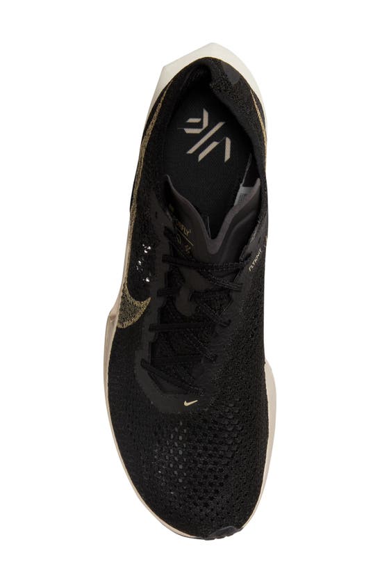 Shop Nike Vaporfly 3 Racing Shoe In Black/ Gold Grain/ Black
