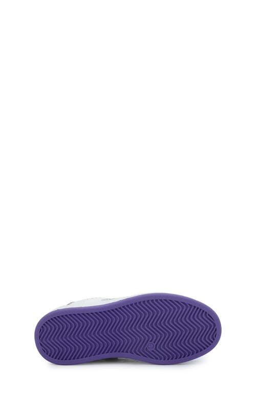 Vintage Havana Kids' Ariella Sneaker In White Purple Multi
