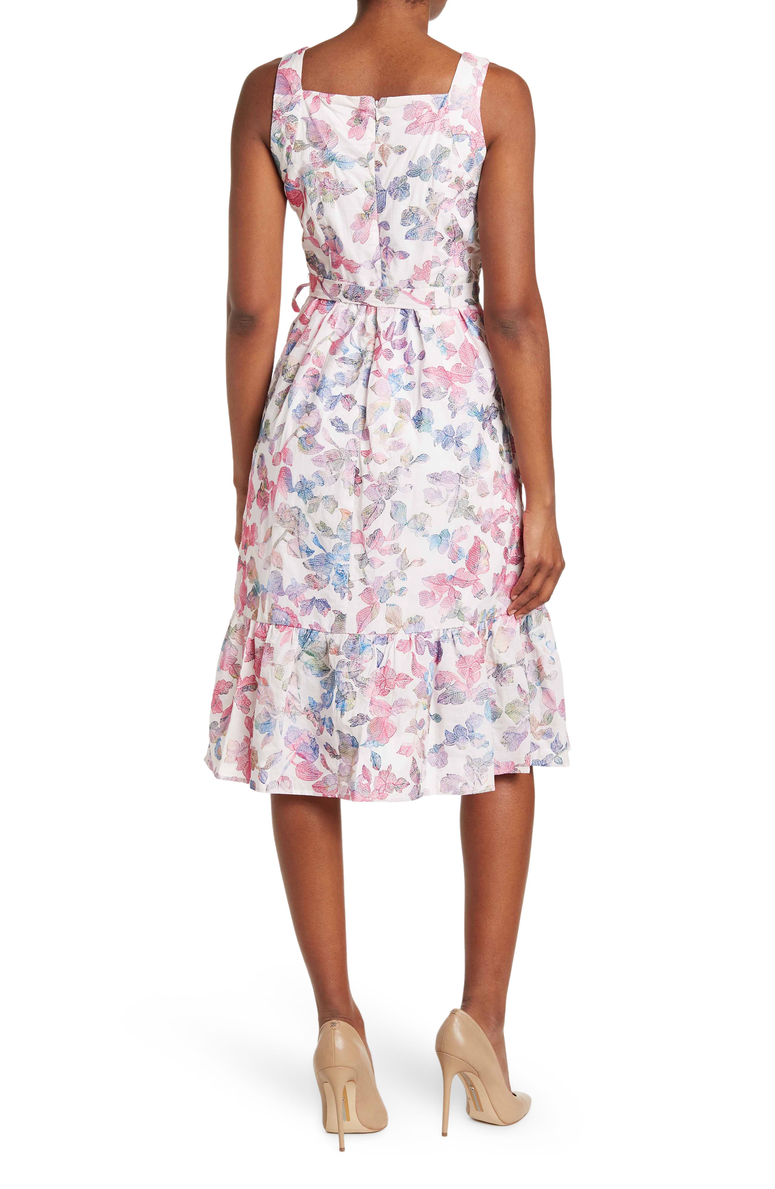 donna ricco floral dress
