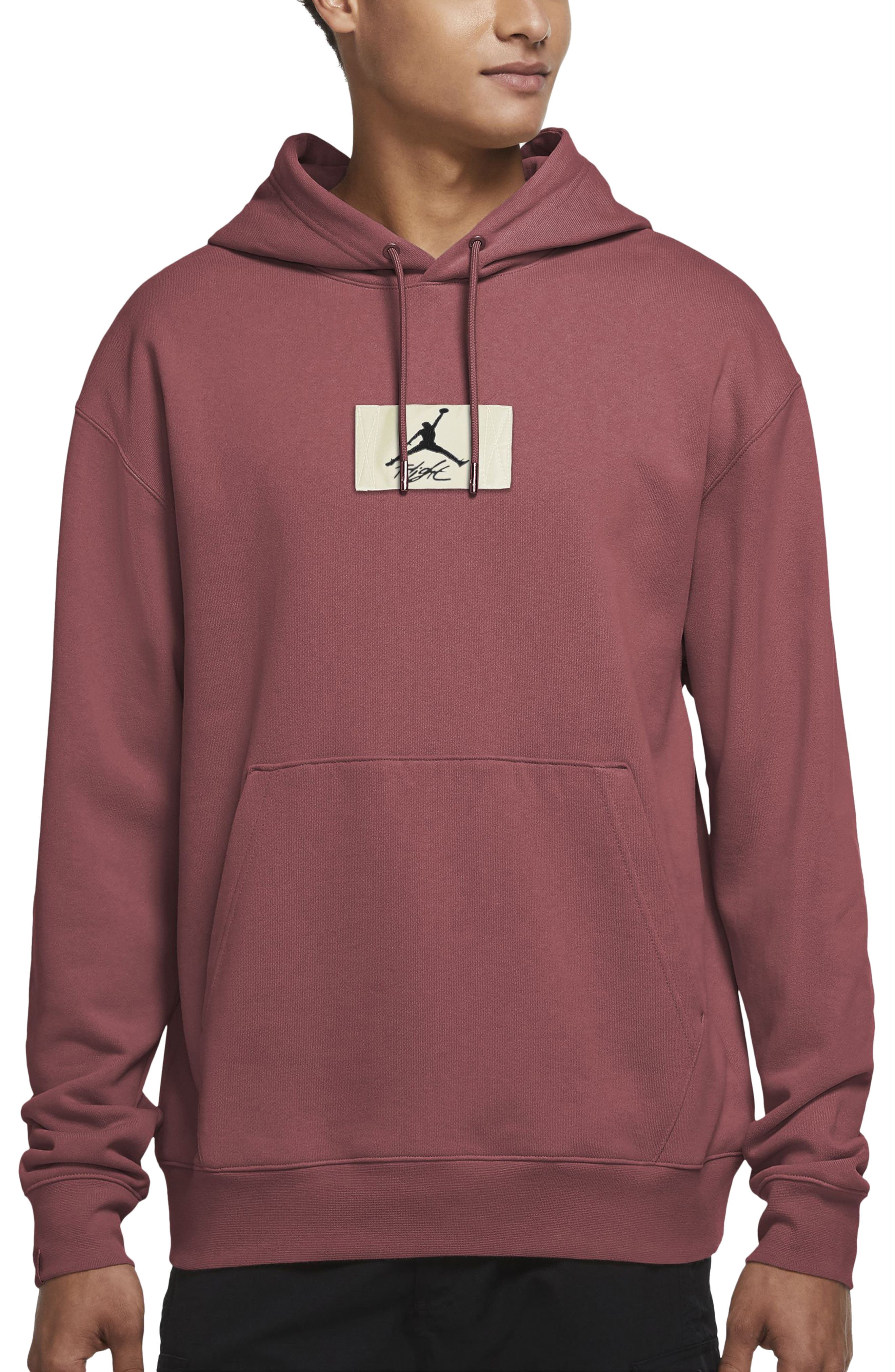 burgundy jordan sweatshirt