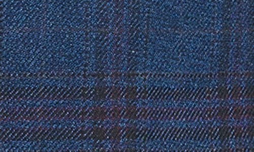 Savile Row Co Plaid Sport Coat In Navy