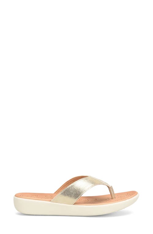 Shop B O C Aimee Hanger Lightweight Sandal In Champagne Metallic