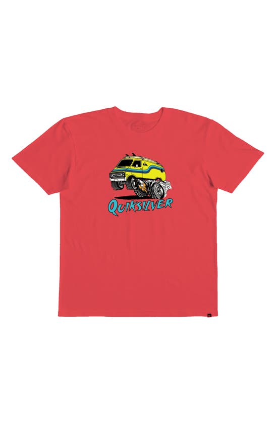 QUIKSILVER QUIKSILVER KIDS' MONSTER VAN COTTON GRAPHIC T-SHIRT 