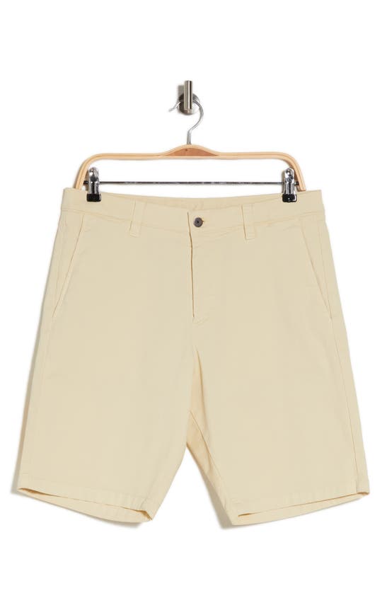 Nn07 Crown Stretch Organic Cotton Chino Shorts In Creme