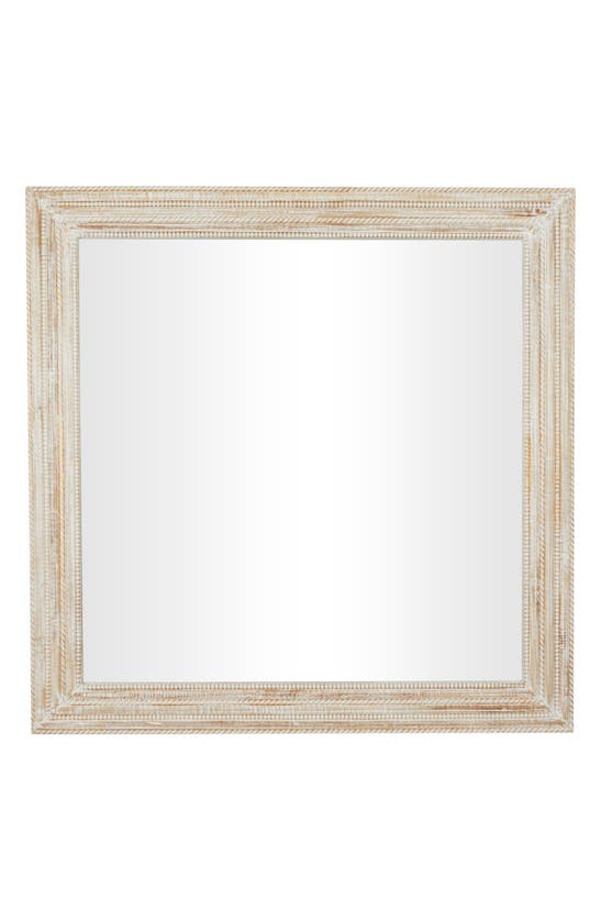 Ginger Birch Studio Mango Wood Framed Wall Mirror In Neutral