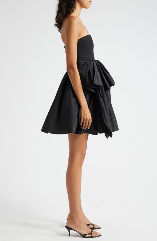 Shop Cinq À Sept Liv Strapless Dress In Black