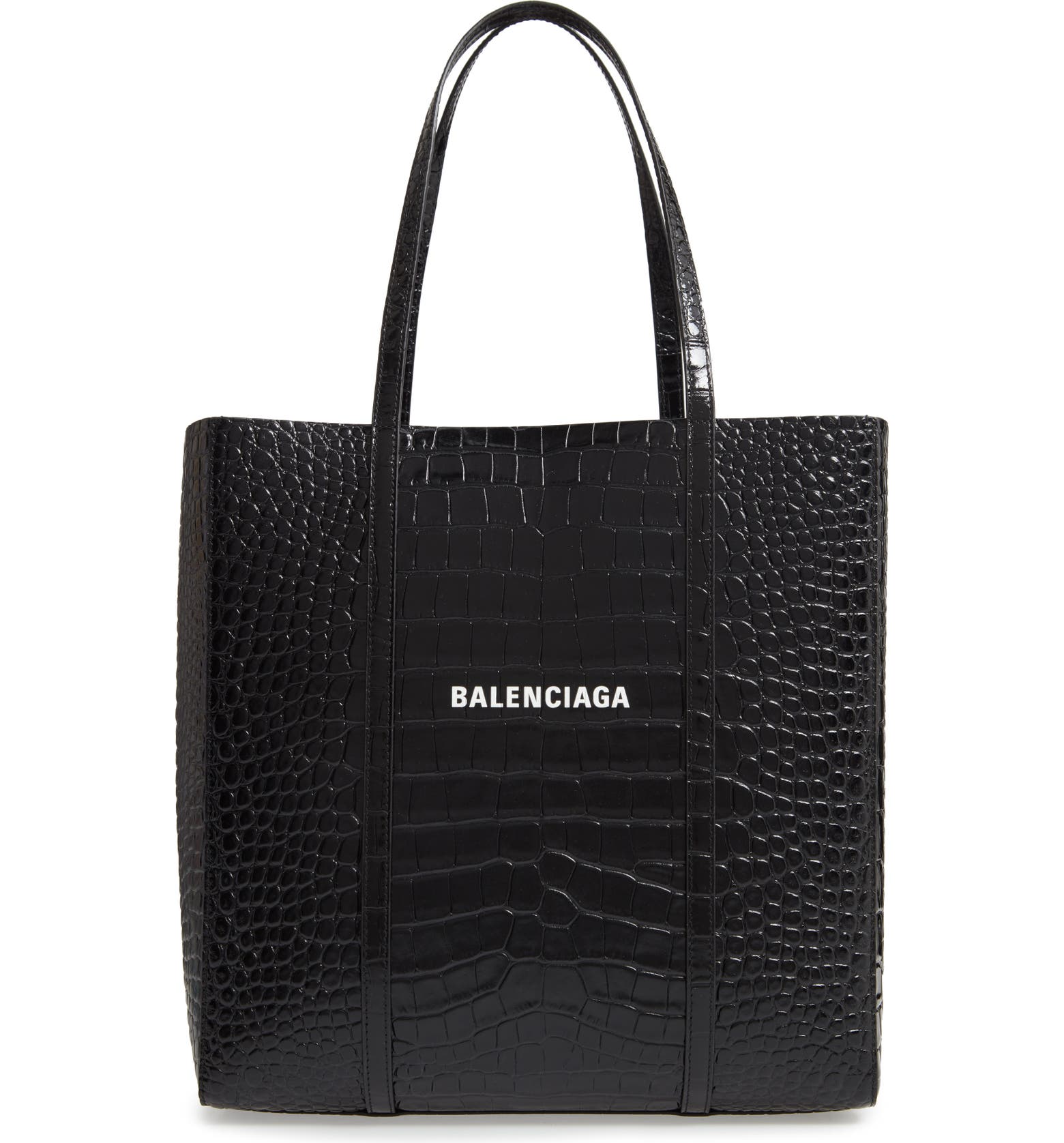 Balenciaga Small Everyday Croc Embossed Calfskin Tote | Nordstrom