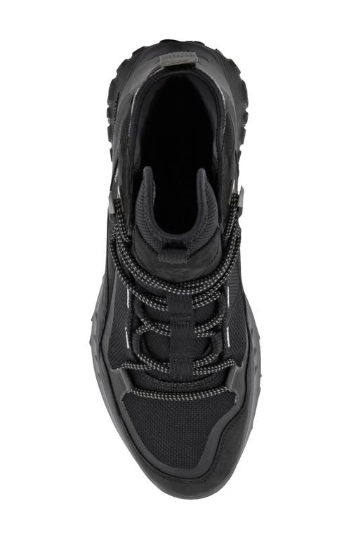 Ecco Ult-trn Waterproof Boot In Black/black/black