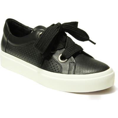 Vaneli Yora Perforated Platform Sneaker- Black