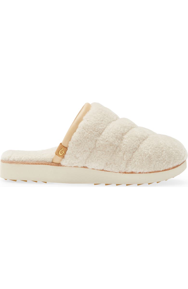 OluKai Pupu Mua Genuine Shearling Scuff Slipper (Women) | Nordstrom