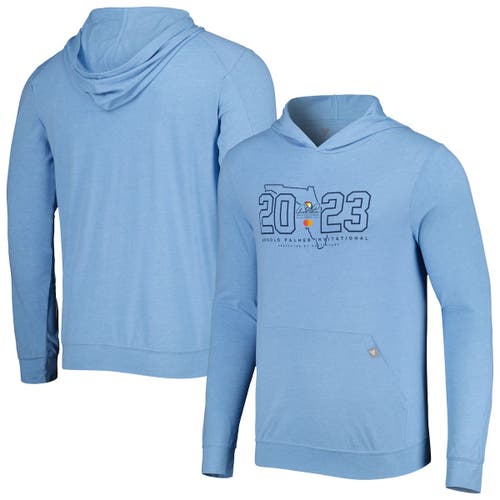 Men's Levelwear Blue Arnold Palmer Invitational Relay Pullover Hoodie