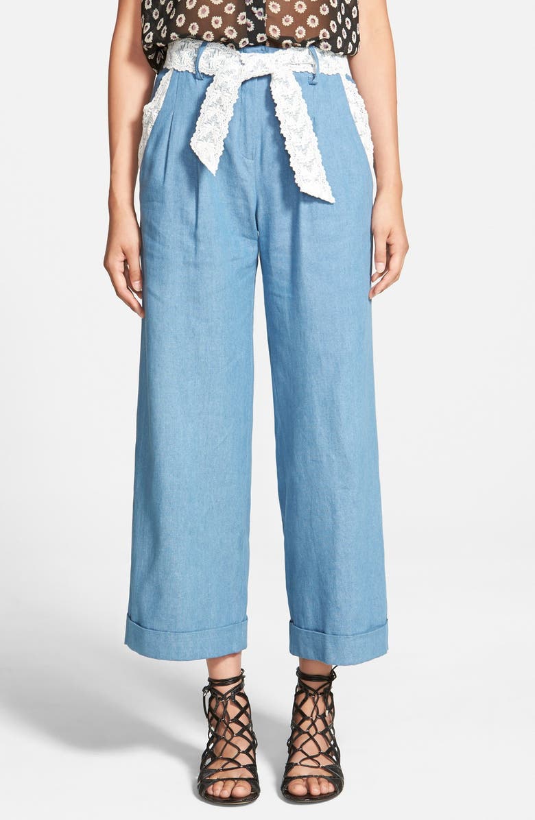 Sister Jane 'Traveller' Trousers (Denim) | Nordstrom