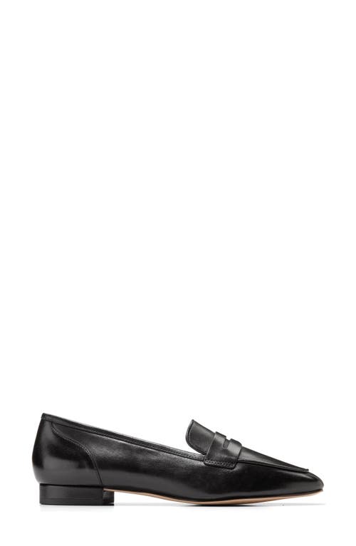 Shop Cole Haan Tarese Penny Loafer In Black Leather