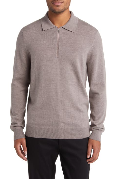 Men's Beige Quarter Zip Sweaters | Nordstrom