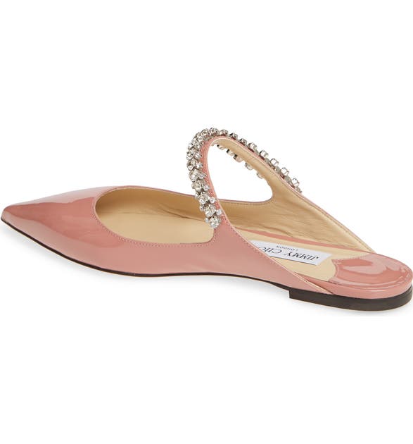 JIMMY CHOO BING CRYSTAL POINTY TOE MULE,J000129000