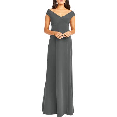 Show Me Your Mumu Zurich Front Knot Gown, Grey