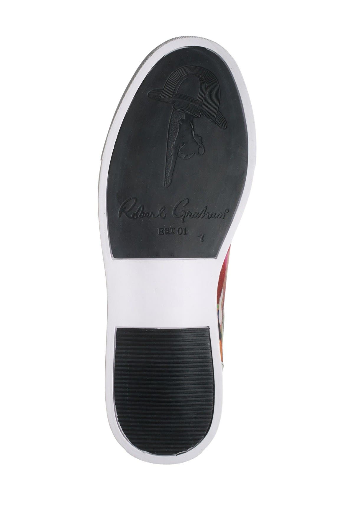 robert graham fittipaldi suede sneaker