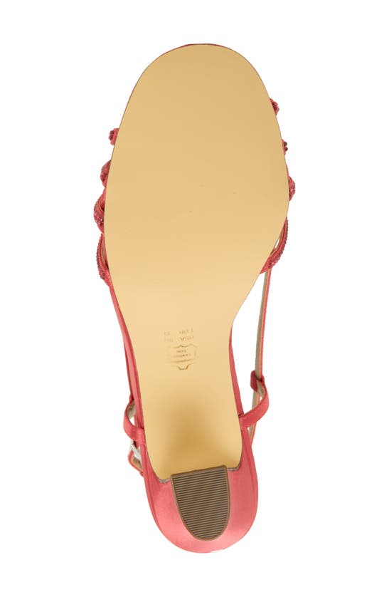 Nina Avaley Slingback Sandal In Kisses Crystal Satin