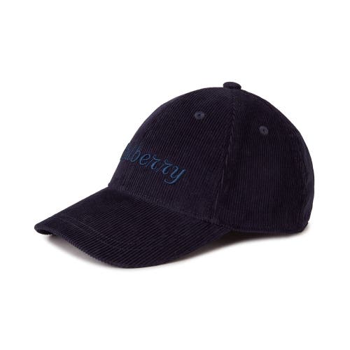 Shop Mulberry Corduroy Baseball Cap In Night Sky