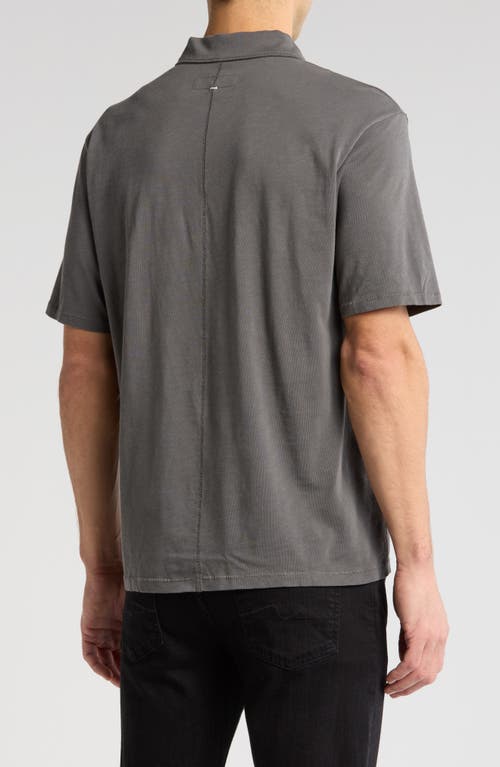 Rag & Bone Classic Flame Polo Shirt In Shadow