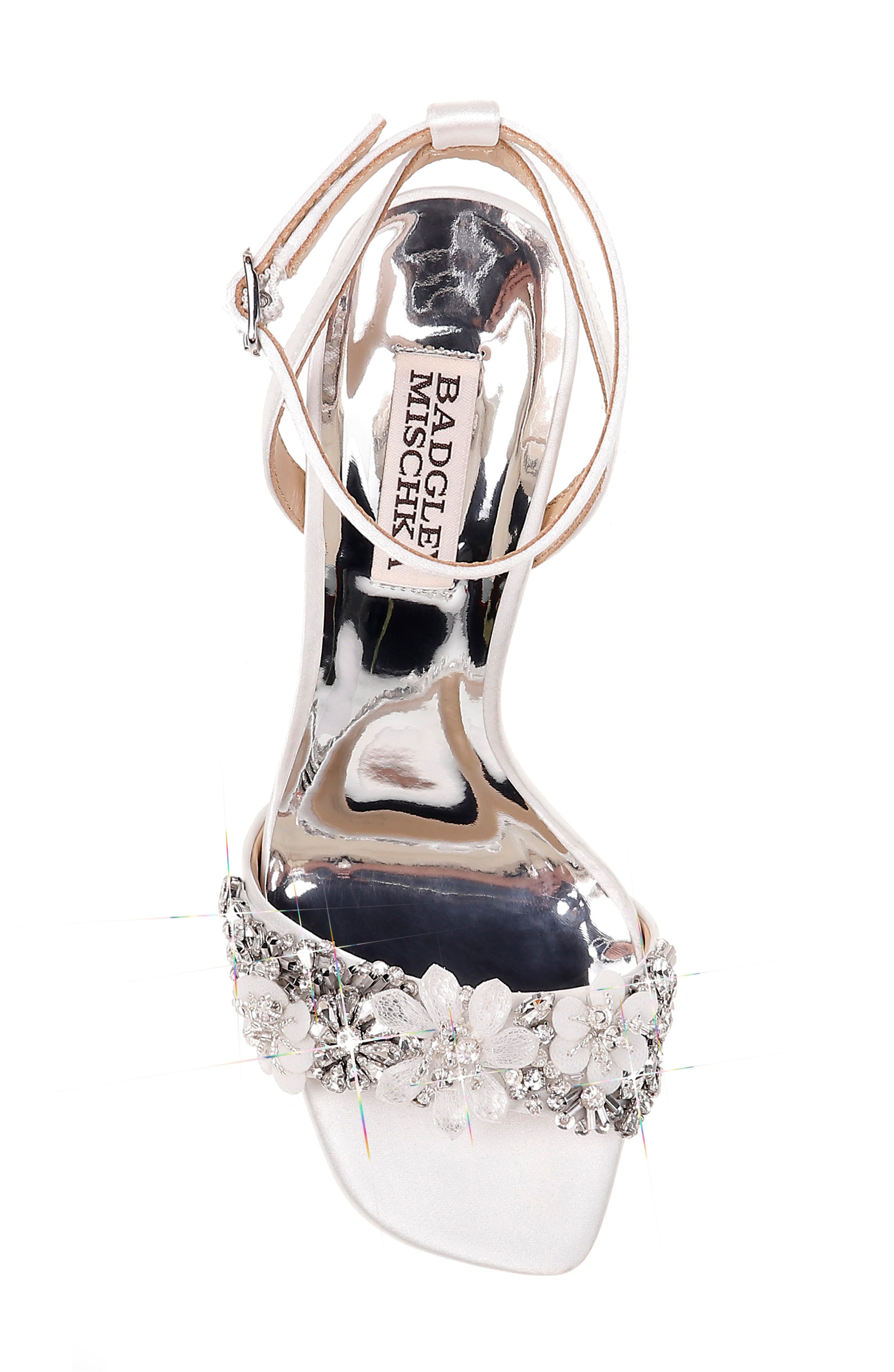 badgley mischka alexa ankle strap sandal