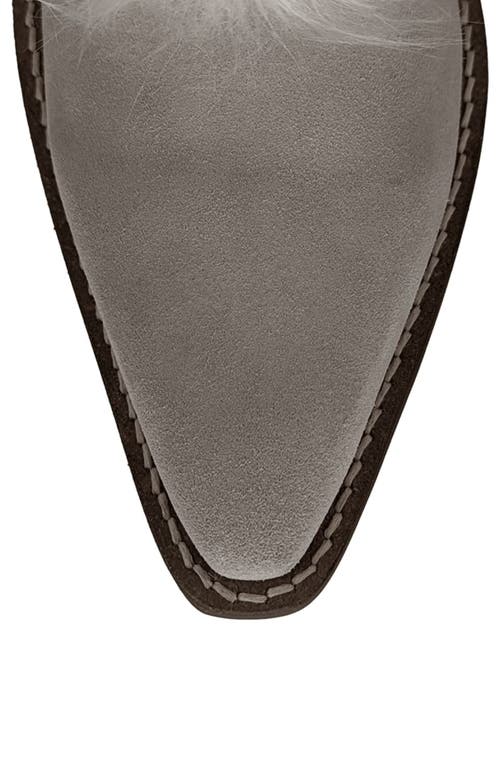 Dingo Snuggle Faux Fur Western Boot In White