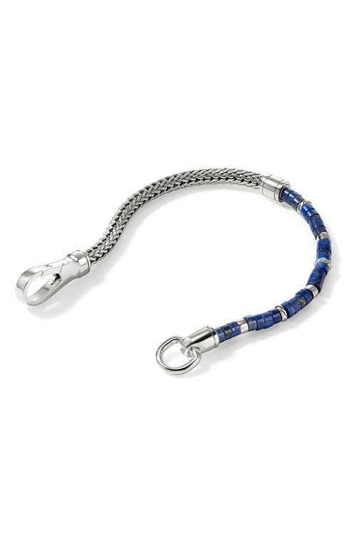 Shop John Hardy Hesishi Chain & Stone Bracelet In Silver