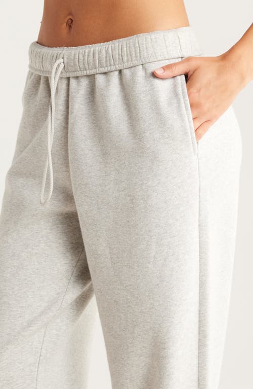 Shop Zella Cloud Fleece Joggers In Grey Light Heather