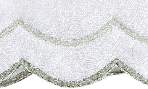 Peri Home Scallop Hand Towel In Sage