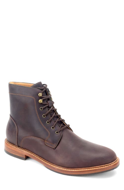 Ruckson Lace-Up Boot in Dk Brown
