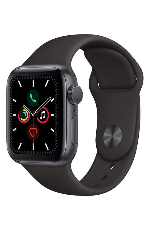 Shop Apple 40mm Series 5 Gps  Watch® In Black