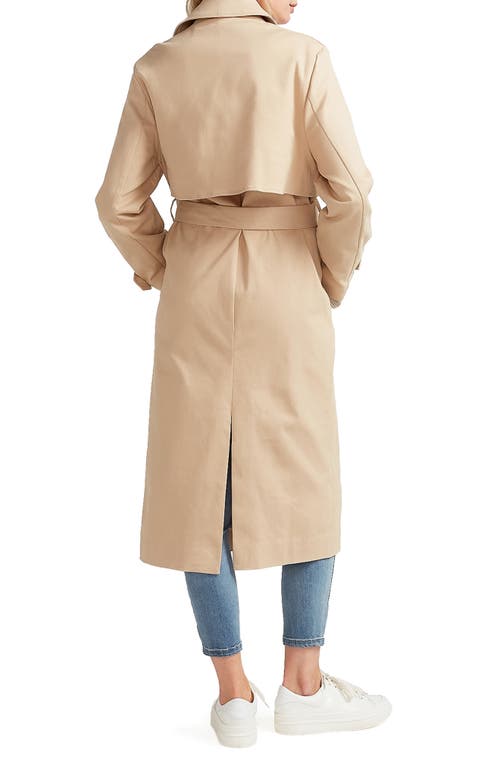 Belle & Bloom Empirical Trench Coat In Camel