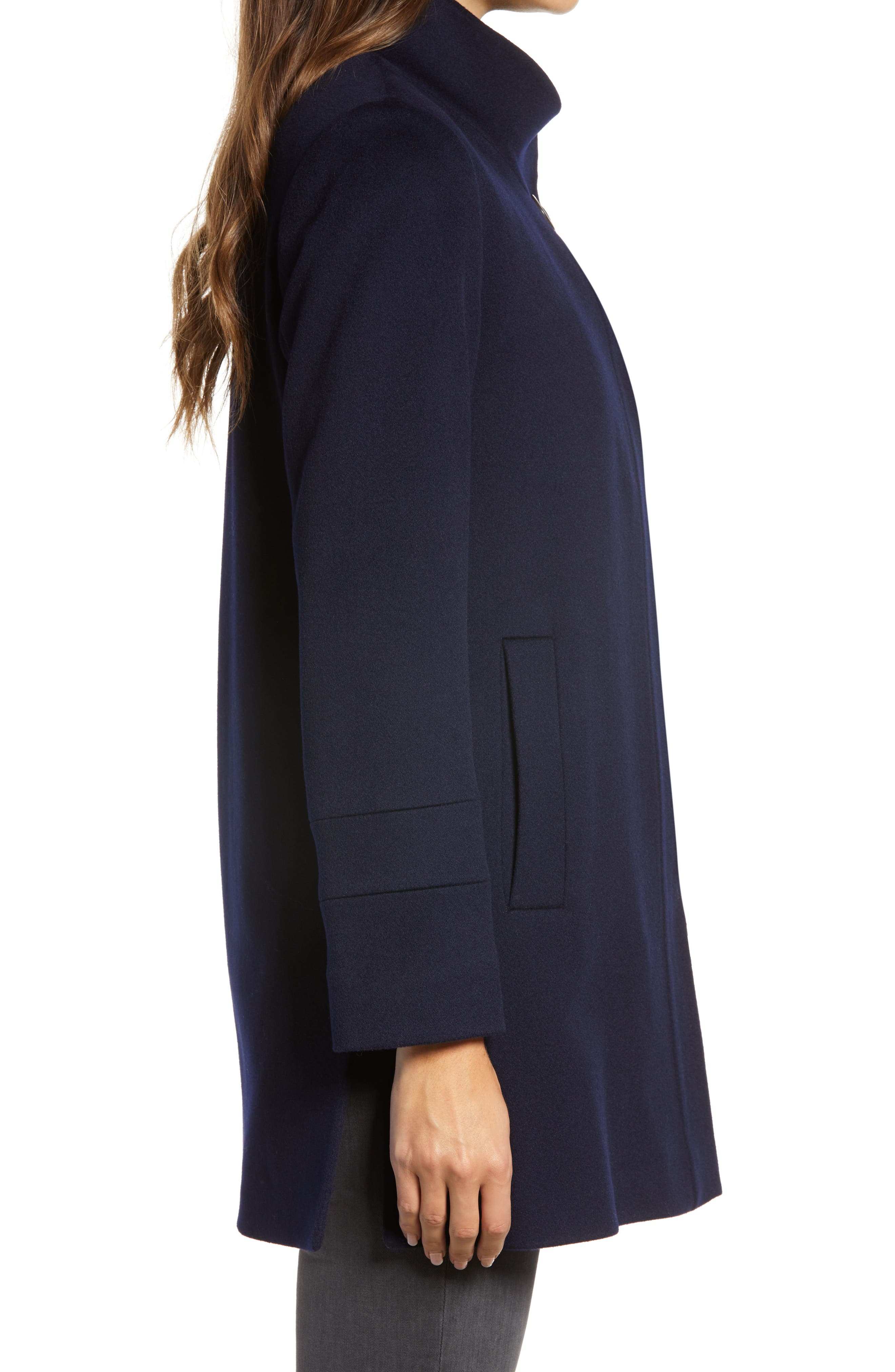 Fleurette Stand Collar Wool Car Coat Nordstrom Rack