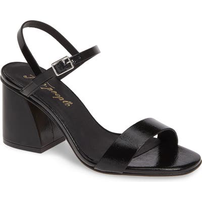 Free People Liv Quarter Strap Sandal, Black