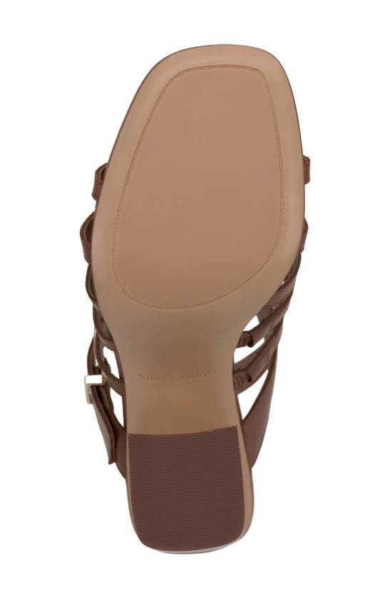 Shop Vince Camuto Hicheny Cage Sandal In Cinnamon Bark