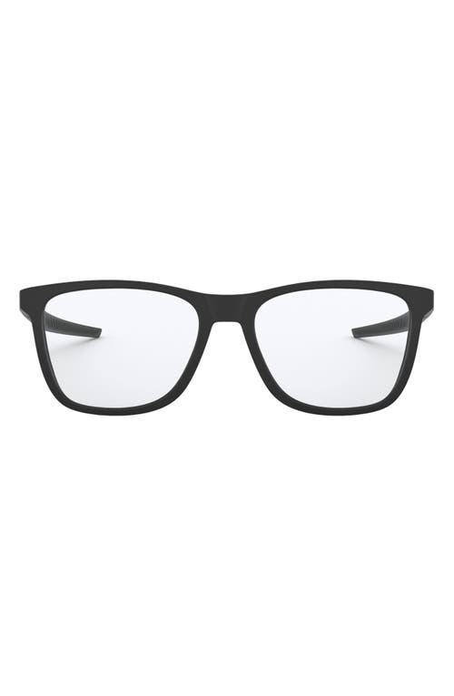 Oakley Centerboard 55mm Square Optical Glasses in Shiny Black at Nordstrom