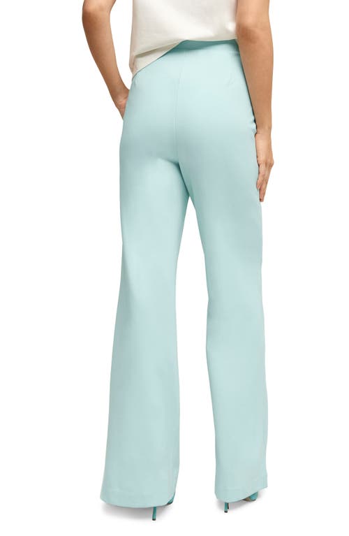 Shop Isaac Mizrahi New York Wide Leg Pants In Robins Egg