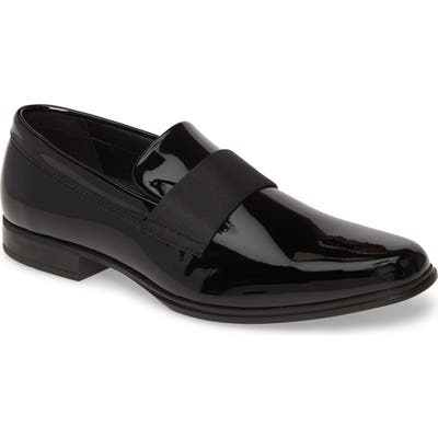 Calvin Klein Demetrius Patent Loafer, Black