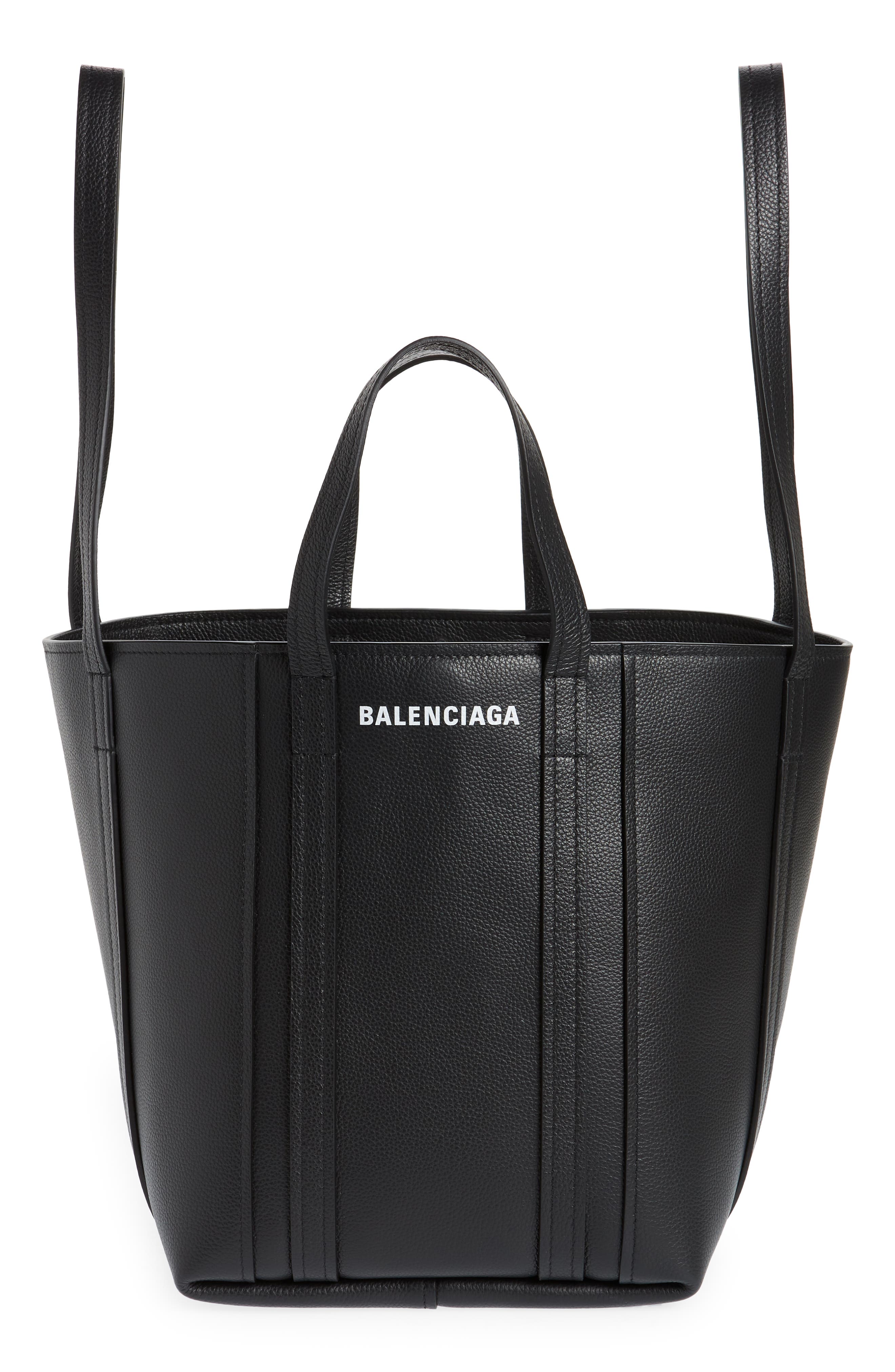 balenciaga everyday small leather tote bag