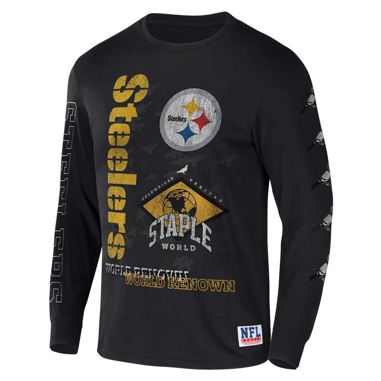 Pittsburgh Steelers NFL x Staple World Renowned T-Shirt - Black