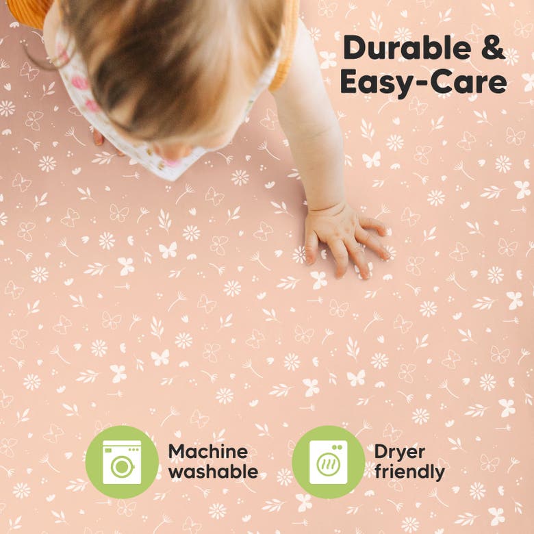 Keababies Isla Fitted Mini Crib Sheets In Butterflies