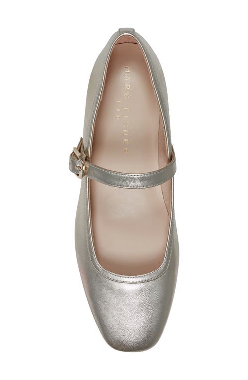 Shop Marc Fisher Ltd Garissa Mary Jane Flat In Gold