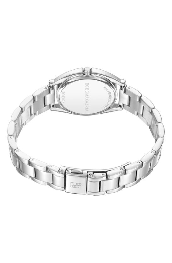 Shop Bcbg Max Azria Classic Quartz Bracelet Watch, 33.8mm In Silver
