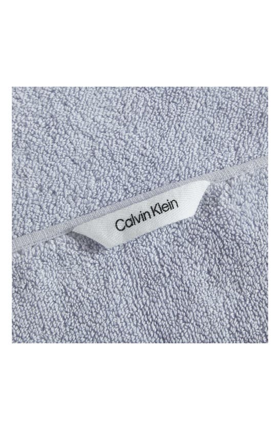 Calvin Klein Entwine 3-piece Towel Set In Pastel Blue