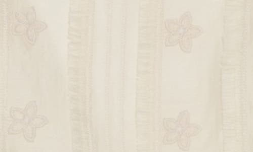 Max Studio Ruffle Front Sleeveless Top In Ivory