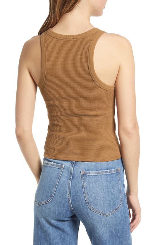 GOOD AMERICAN '90S THERMAL RACERBACK TANK