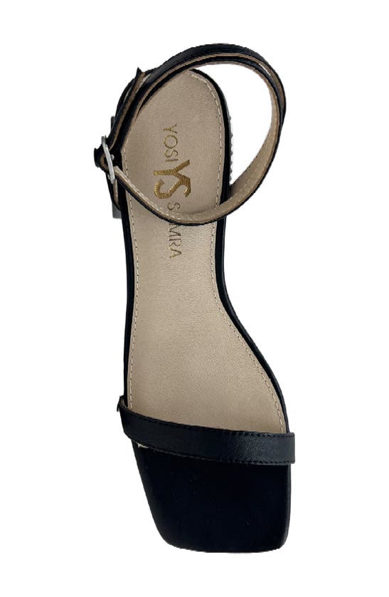 Shop Yosi Samra Diana Ankle Strap Sandal In Black Studs